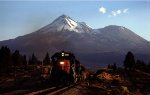 SP 9256 in the shadow of Mt Shasta